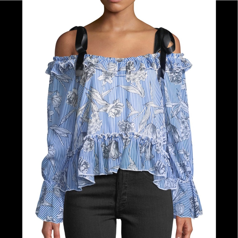 Cold-Shoulder Top ! From Neiman Marcus